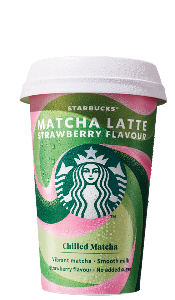 Starbucks Chilled Strawberry flavour Matcha Latte