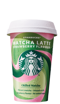 Starbucks Chilled Strawberry flavour Matcha Latte