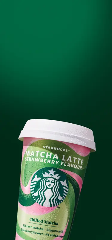 Starbucks Chilled Strawberry flavour Matcha Latte